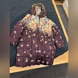 Sundance Floral Patterned Puffer Coat